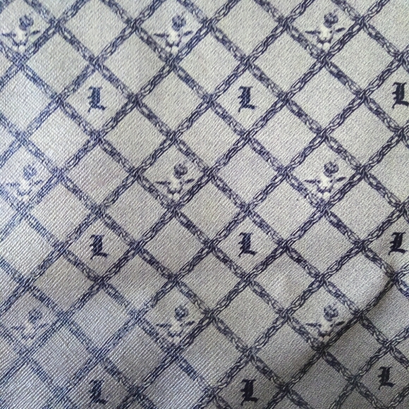 L.A.M.B. Leather Shoulder Bag Purse Tote Monogram - Picture 5 of 8